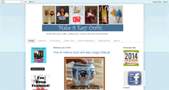 Desktop Screenshot of makeiteasycrafts.com